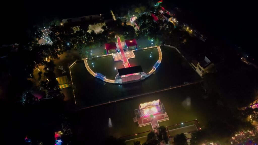 Cinematic Drone Shoot of a Grand Wedding Venue